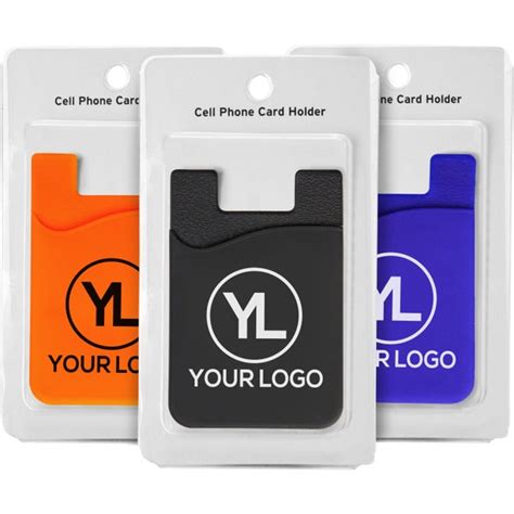 smart wallet mobile card holder promotional|custom cell phone wallet holder.